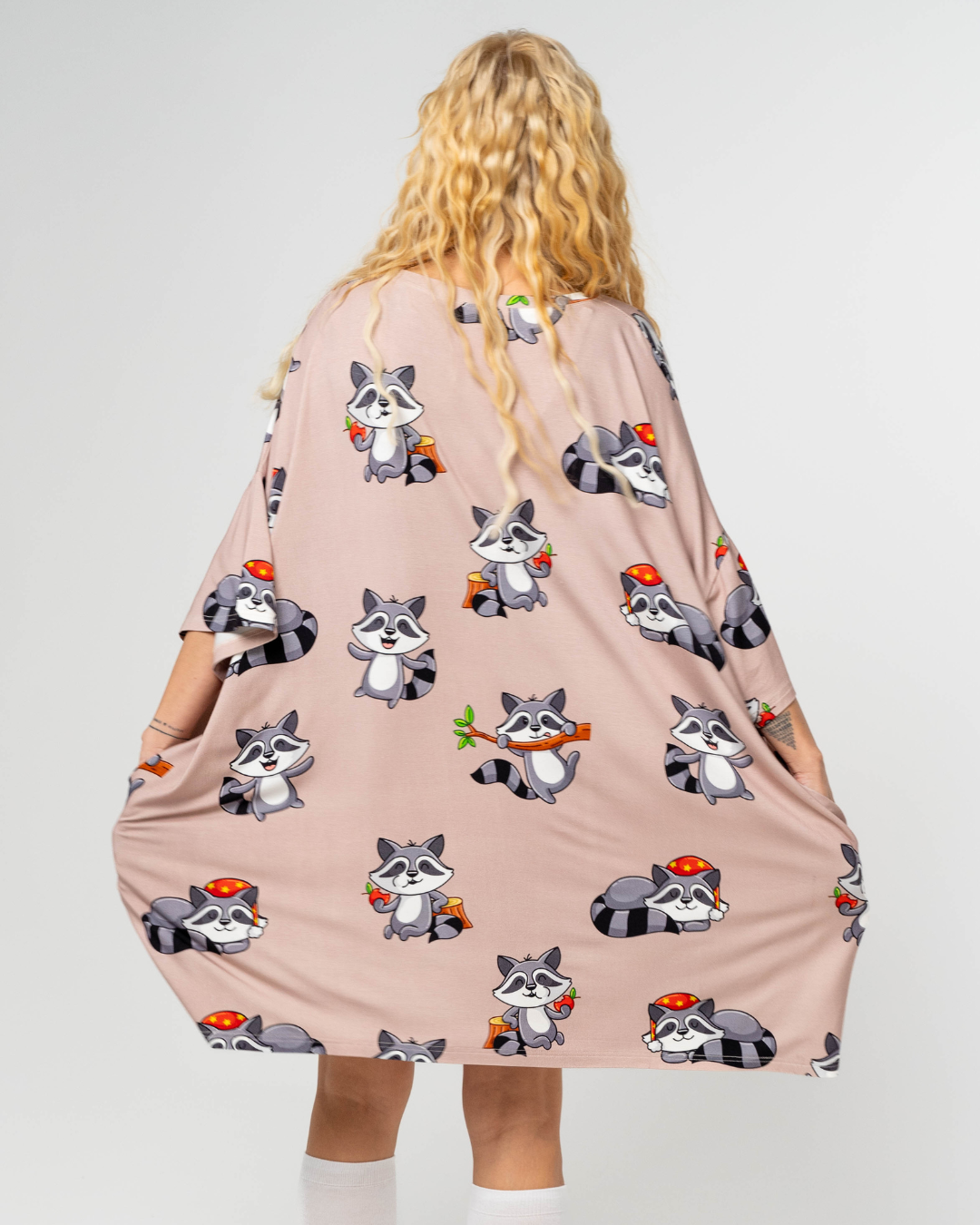 Sleep Tee Cute Raccoon