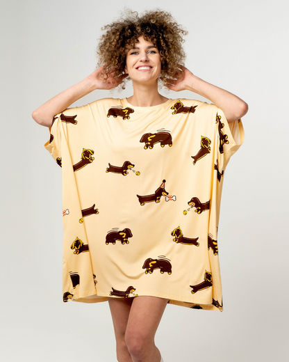Sleep Tee Playful Dog
